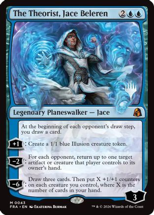 The Theorist, Jace Beleren (PPFRA-043) [Promo Pack] Reality Fracture MTG Single Wizards of the Coast