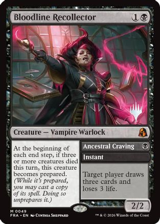 Bloodline Recollector (PPFRA-049) [Promo Pack: Reality Fracture] MTG Single Wizards of the Coast