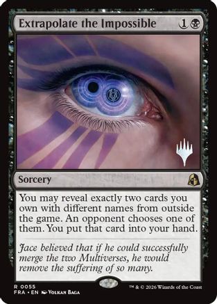 Extrapolate the Impossible (PPFRA-055) [Promo Pack: Reality Fracture] MTG Single Wizards of the Coast
