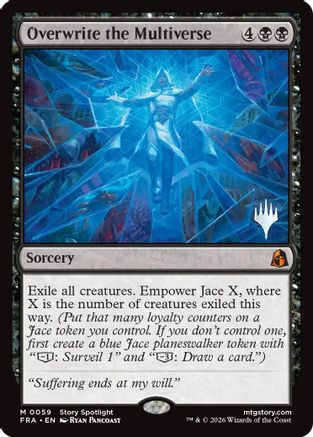 Overwrite the Multiverse (PPFRA-059) [Promo Pack] Reality Fracture Foil MTG Single Wizards of the Coast