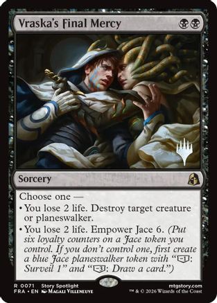 Vraska's Final Mercy (PPFRA-071) [Promo Pack] Reality Fracture Foil MTG Single Wizards of the Coast