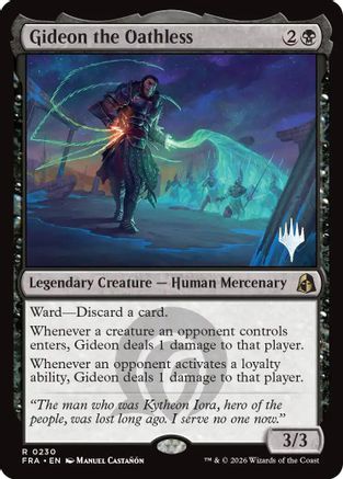 Gideon the Oathless (PPFRA-230) [Promo Pack: Reality Fracture]
