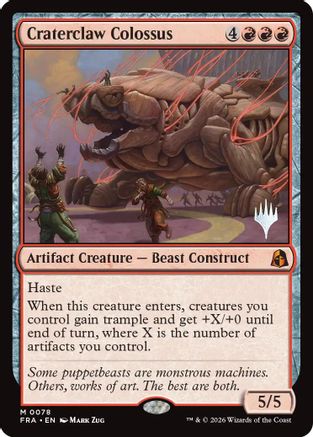 Craterclaw Colossus (PPFRA-078) [Promo Pack: Reality Fracture]