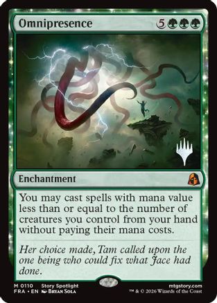 Omnipresence (PPFRA-110) [Promo Pack: Reality Fracture] Foil MTG Single Wizards of the Coast