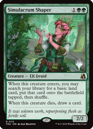 Simulacrum Shaper (PPFRA-113) [Promo Pack] Reality Fracture MTG Single Wizards of the Coast