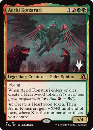 Aerid Konstrari (PPFRA-121) [Promo Pack] Reality Fracture MTG Single Wizards of the Coast