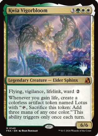 Kwia Vigorbloom (PPFRA-140) [Promo Pack: Reality Fracture] MTG Single Wizards of the Coast