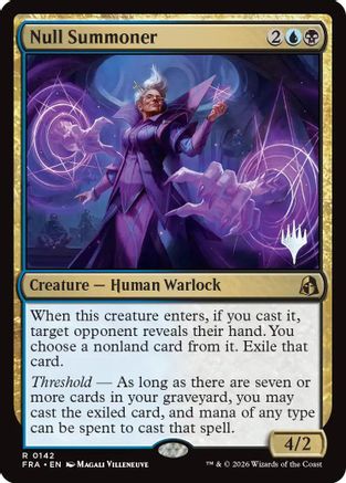 Null Summoner (PPFRA-142) [Promo Pack: Reality Fracture] Foil