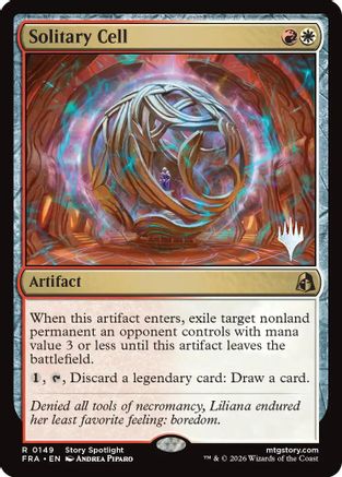 Solitary Cell (PPFRA-149) [Promo Pack] Reality Fracture MTG Single Wizards of the Coast