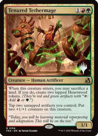 Tenured Tethermage (PPFRA-154) [Promo Pack] Reality Fracture MTG Single Wizards of the Coast