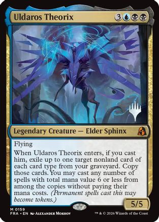 Uldaros Theorix (PPFRA-159) [Promo Pack] Reality Fracture MTG Single Wizards of the Coast