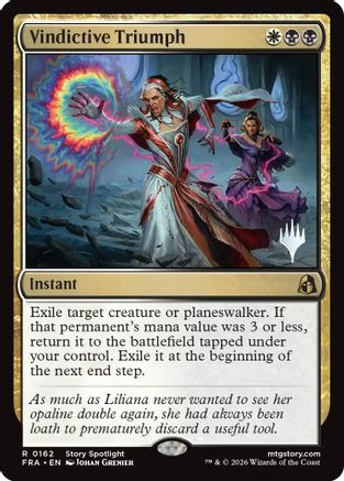 Vindictive Triumph (PPFRA-162) [Promo Pack: Reality Fracture] MTG Single Wizards of the Coast