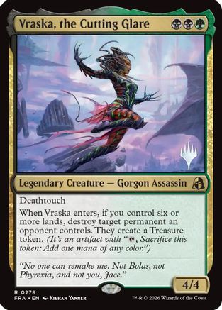 Vraska, the Cutting Glare (PPFRA-278) [Promo Pack] Reality Fracture Foil MTG Single Wizards of the Coast