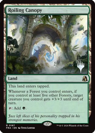 Roiling Canopy (PPFRA-187) [Promo Pack: Reality Fracture] MTG Single Wizards of the Coast