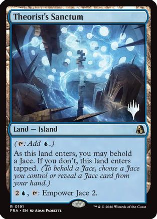 Theorist's Sanctum (PPFRA-191) [Promo Pack: Reality Fracture] Foil MTG Single Wizards of the Coast