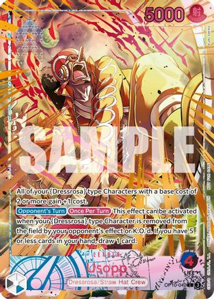 Usopp (Flame-Flame Fruit Coliseum) (OP10-042) [One Piece Promotion Cards] Foil One Piece Single Bandai
