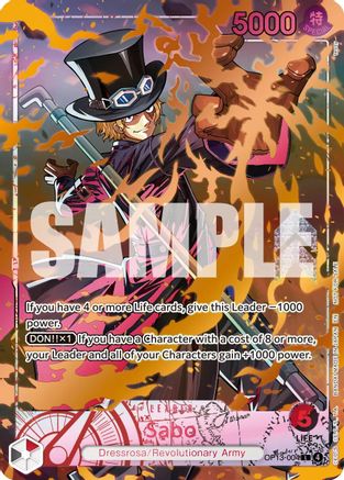 Sabo (Flame-Flame Fruit Coliseum) (OP13-004) [One Piece Promotion Cards] Foil One Piece Single Bandai