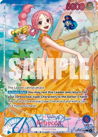 Rebecca (Flame-Flame Fruit Coliseum) (OP15-039) [One Piece Promotion Cards] Foil One Piece Single Bandai
