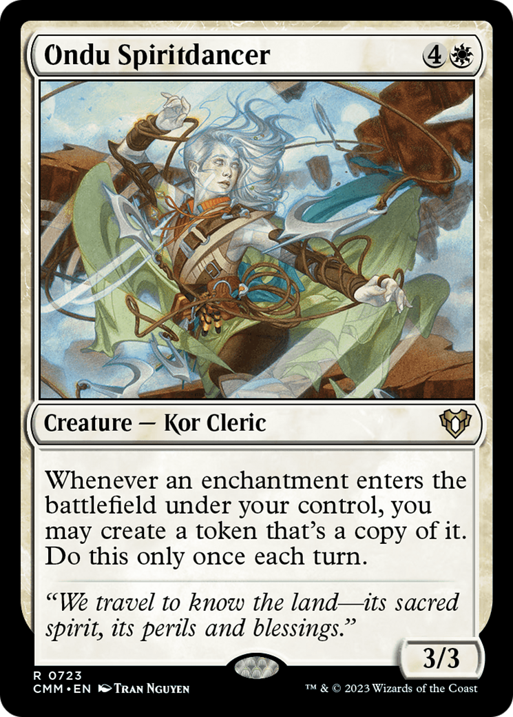 Ondu Spiritdancer (CMM-723) [Commander Masters] MTG Single Wizards of the Coast