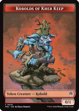 Kobolds of Kher Keep // Phyrexian Mite Double-Sided Token (FRC-10 // 16) [Commander: Reality Fracture] MTG Single Wizards of the Coast