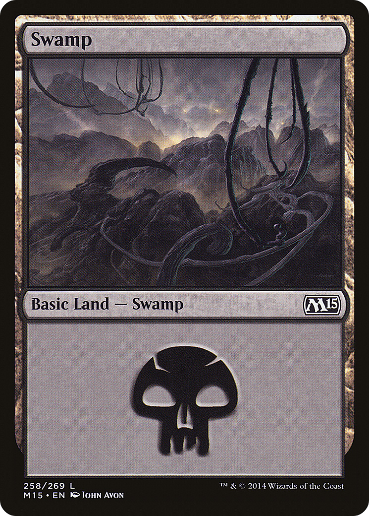 Swamp (M15-258) [Magic 2015] Foil MTG Single Wizards of the Coast