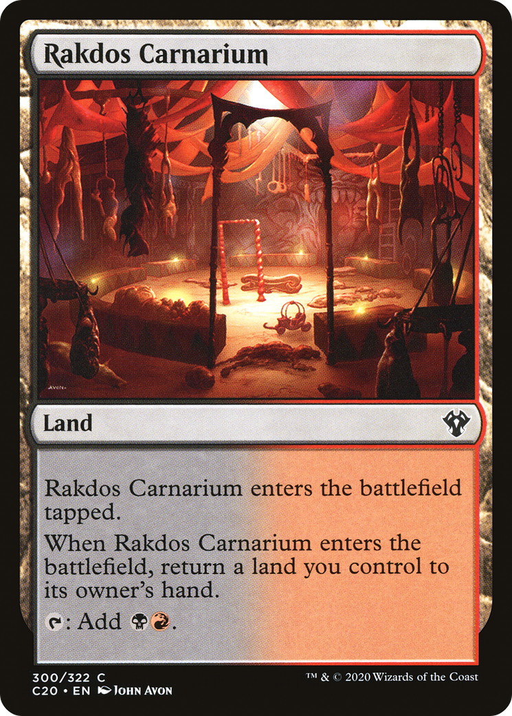 Rakdos Carnarium (C20-300) [Commander 2020] MTG Single Wizards of the Coast