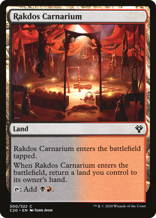 Rakdos Carnarium (C20-300) [Commander 2020] MTG Single Wizards of the Coast