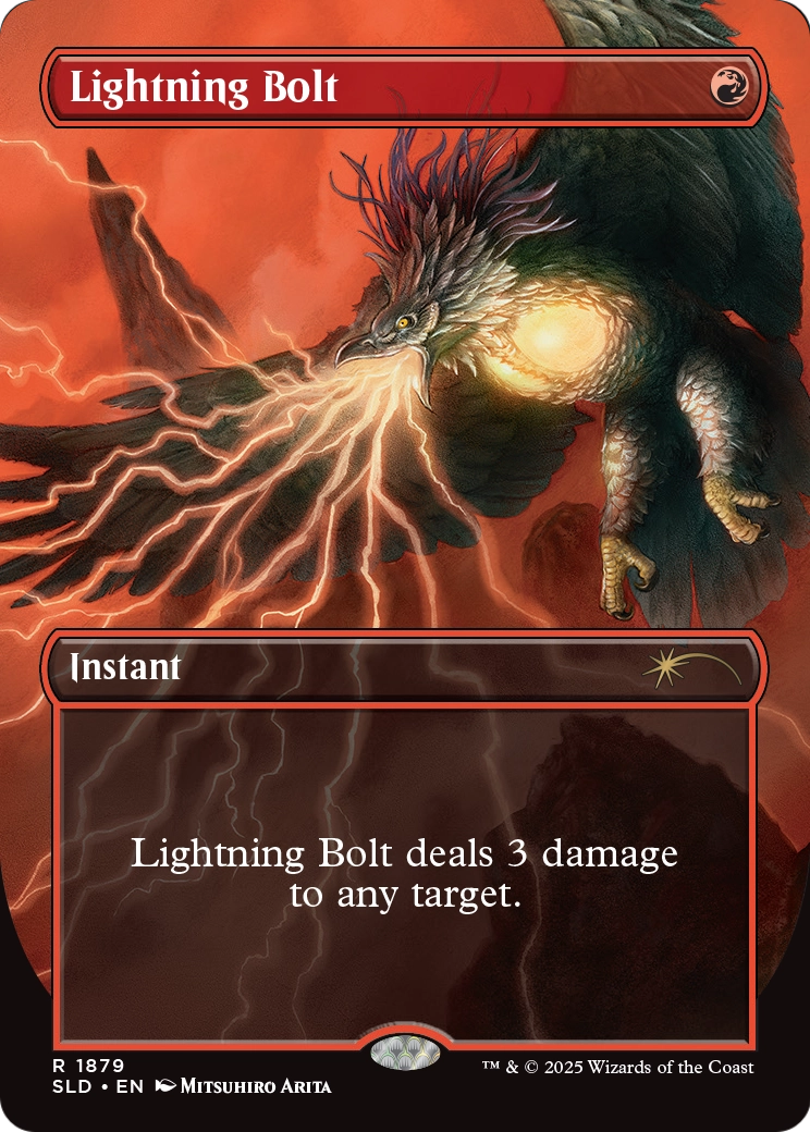 Lightning Bolt (1879) (SLD-1879) [Secret Lair Drop] (Borderless)