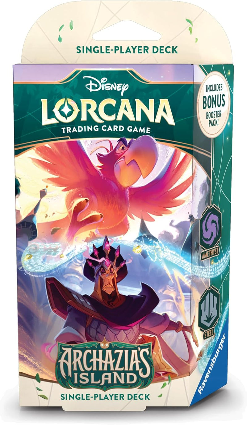 Disney Lorcana: Archazia's Island - Starter Deck (Amethyst/Steel) Lorcana Sealed Ravensburger