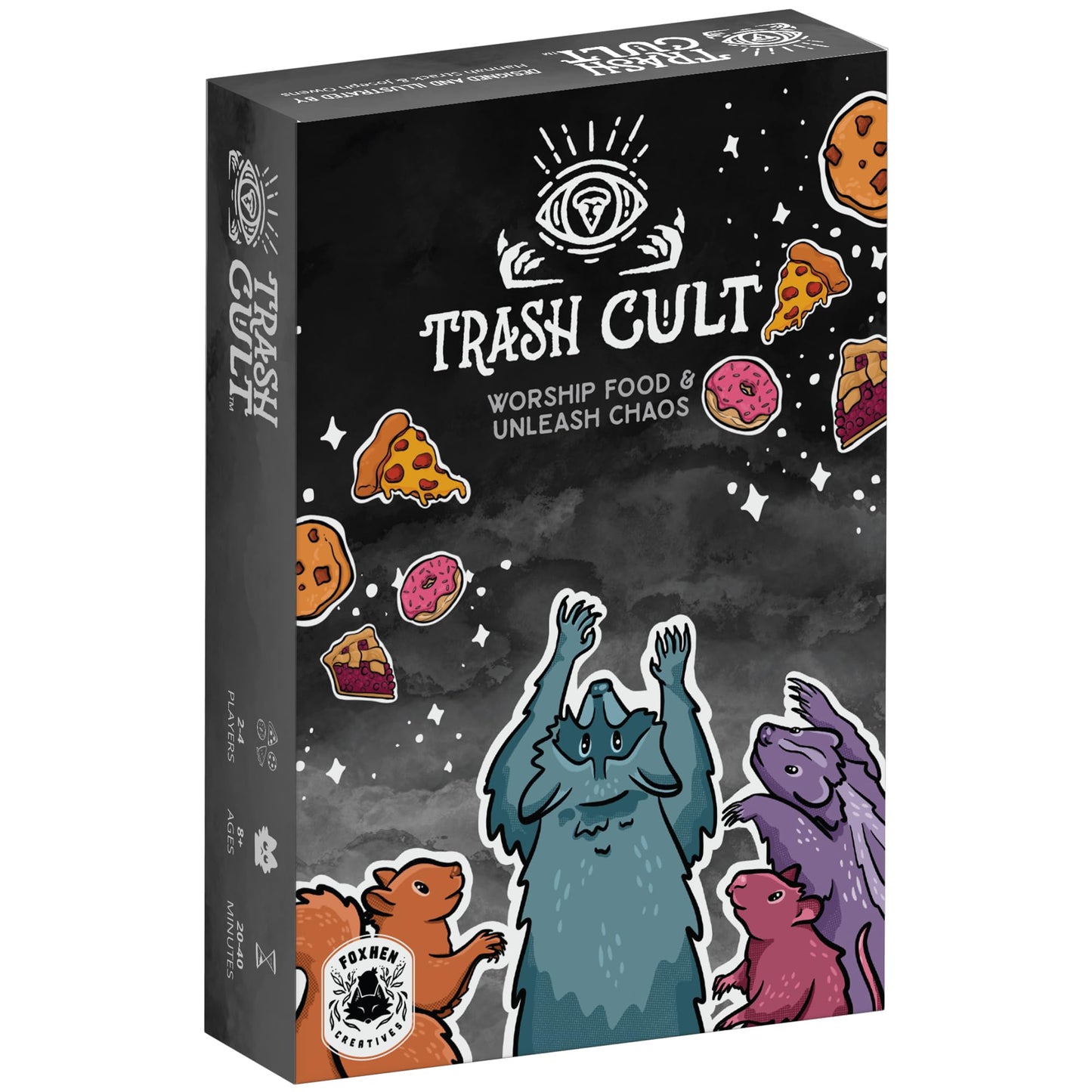 Trash Cult Board Games FoxHen Creatives