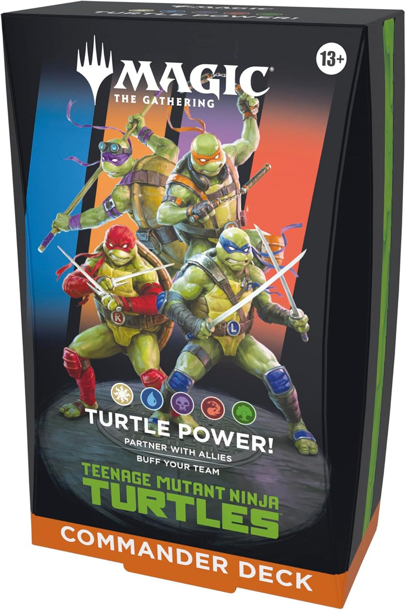 MTG Teenage Mutant Ninja Turtles - Commander Deck (Turtle Power) (Release Date: February 27) (Limit 1) MTG Sealed Magic: The Gathering