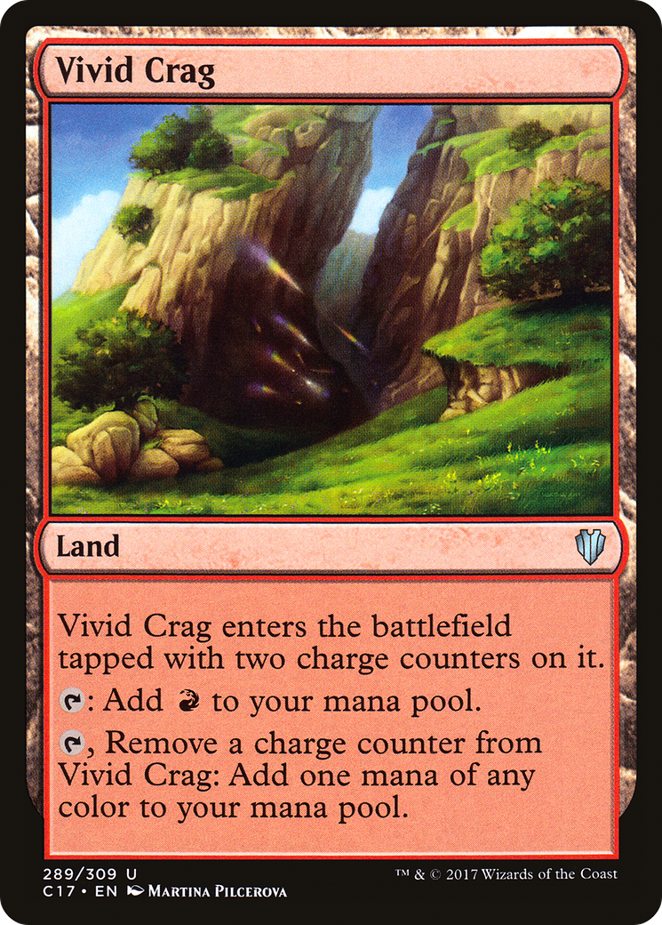 Vivid Crag (C17-289) [Commander 2017] MTG Single Wizards of the Coast