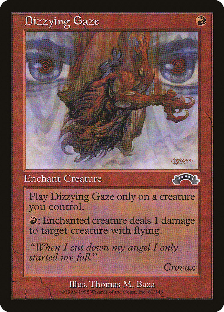 Dizzying Gaze (EXO-081) [Exodus] MTG Single Wizards of the Coast