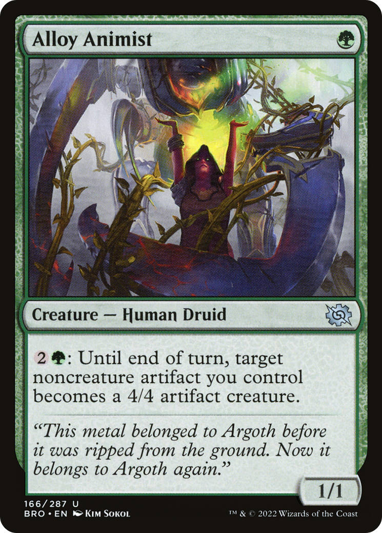 Alloy Animist (BRO-166) [The Brothers' War] MTG Single Wizards of the Coast