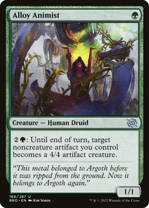 Alloy Animist (BRO-166) [The Brothers' War] MTG Single Wizards of the Coast
