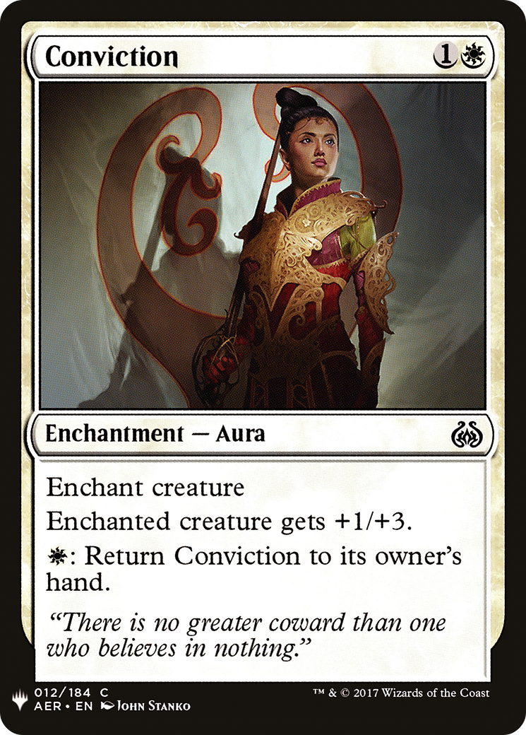 Conviction (LIST-AER-12) [Mystery Booster] The List MTG Single Wizards of the Coast