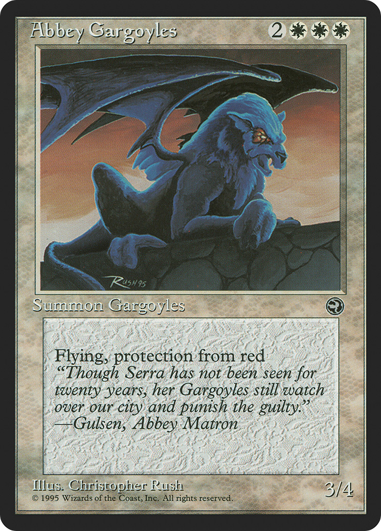 Abbey Gargoyles [Homelands] MTG Single Magic: The Gathering