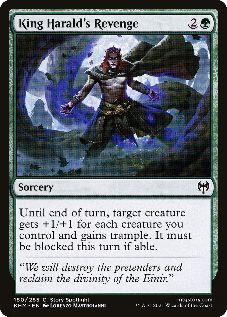 King Harald's Revenge (KHM-180) [Kaldheim] MTG Single Wizards of the Coast
