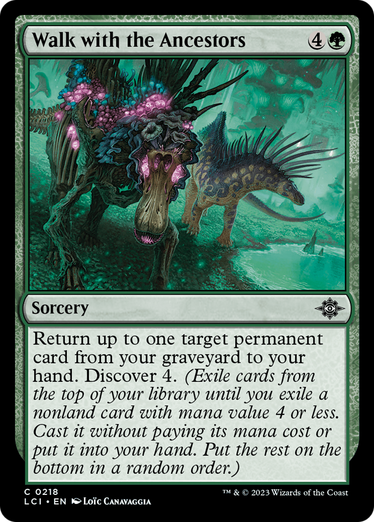 Walk with the Ancestors (LCI-218) [The Lost Caverns of Ixalan] Foil MTG Single Wizards of the Coast