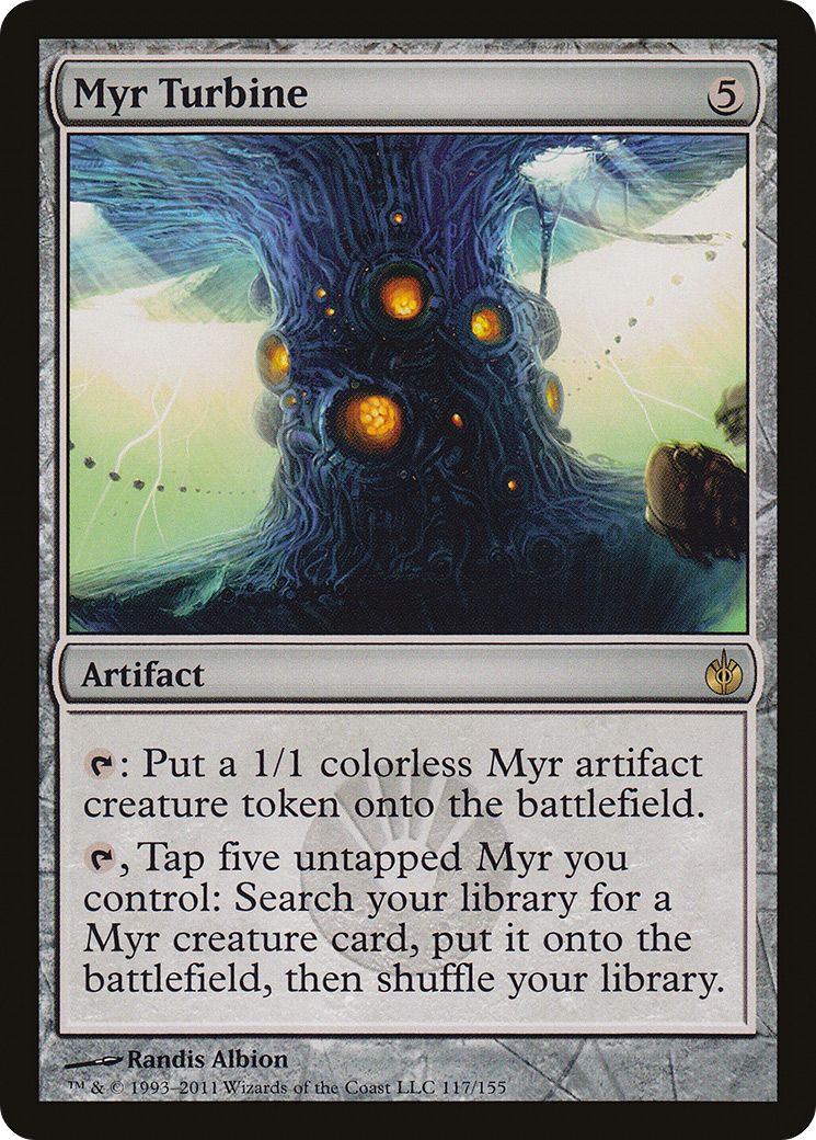 Myr Turbine (MBS-117) [Mirrodin Besieged] Foil MTG Single Wizards of the Coast