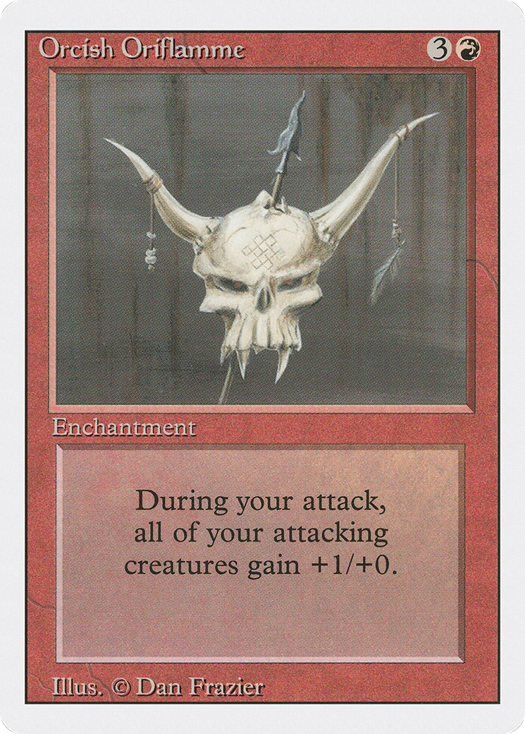 Orcish Oriflamme (3ED-) [Revised Edition] MTG Single Wizards of the Coast