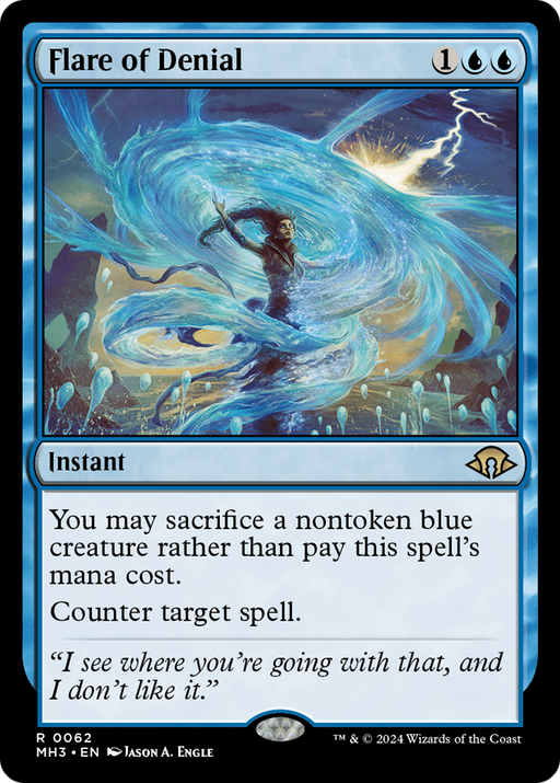 Flare of Denial (MH3-062) [Modern Horizons 3] MTG Single Wizards of the Coast