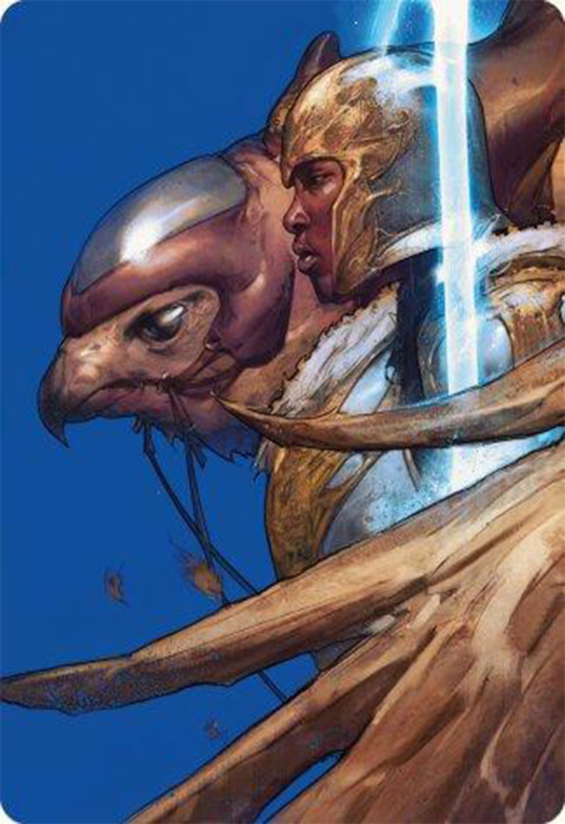 Arna Kennerud, Skycaptain Art Card [Art Series] Modern Horizons 3 MTG Single Magic: The Gathering