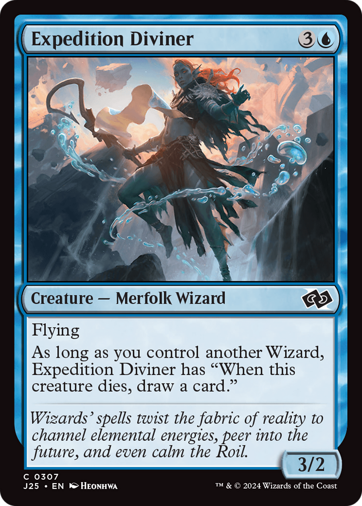 Expedition Diviner (J25-307) [Foundations Jumpstart] MTG Single Wizards of the Coast