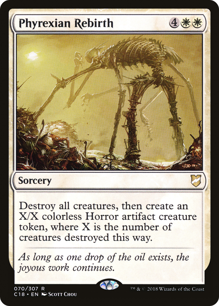 Phyrexian Rebirth (C18-070) [Commander 2018] MTG Single Wizards of the Coast