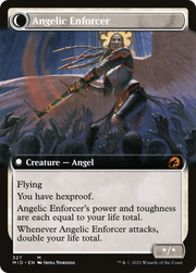 Enduring Angel (MID-327) [Innistrad: Midnight Hunt] (Extended Art) MTG Single Wizards of the Coast