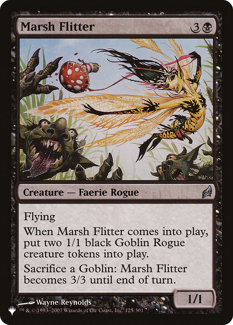 Marsh Flitter (LIST-LRW-125) [Mystery Booster] The List MTG Single Wizards of the Coast