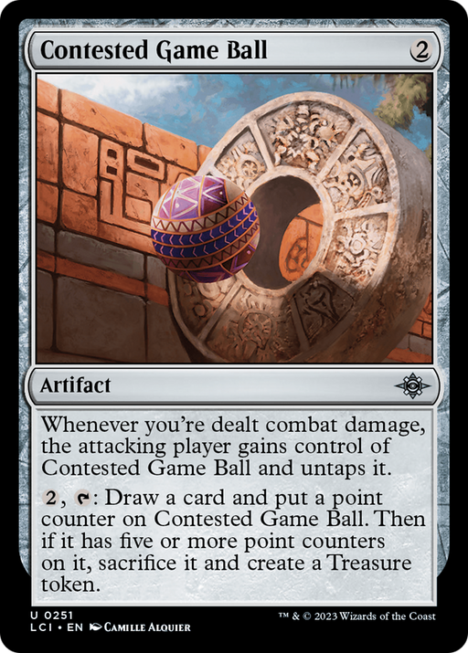 Contested Game Ball (LCI-251) [The Lost Caverns of Ixalan] Foil MTG Single Wizards of the Coast