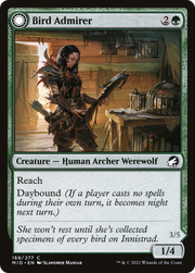 Bird Admirer (MID-169) [Innistrad: Midnight Hunt] MTG Single Wizards of the Coast
