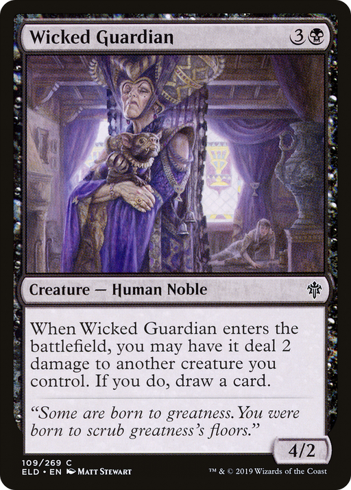 Wicked Guardian (ELD-109) [Throne of Eldraine] MTG Single Wizards of the Coast